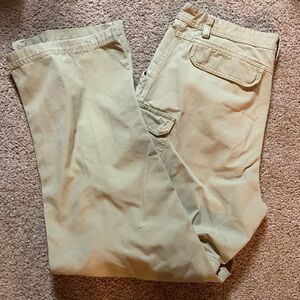 Gander Mountain Khaki slacks with removable lower legs Size 36 X34 great pockets